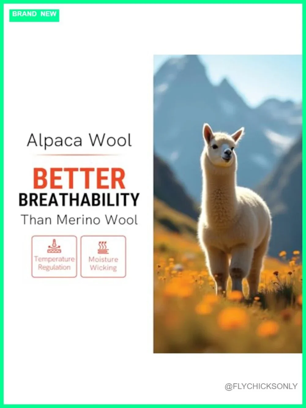 Alpaca Compression Socks - 15-20mmHg for Running & Hiking